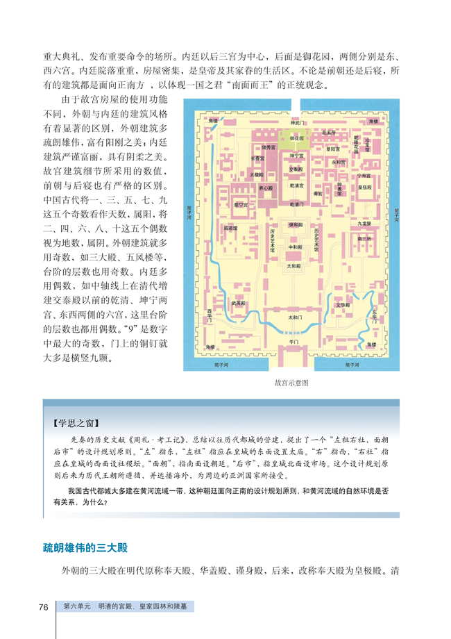 1 中国古代宫殿建筑的典范──北京故宫(第76页)
