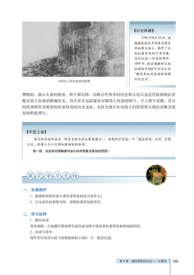 1 殖民罪恶的见证──戈雷岛(第133页)