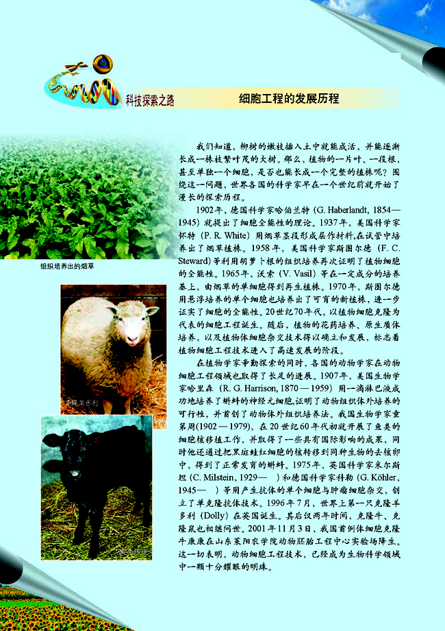 科技探索之路 细胞工程的发展历程(第32页)