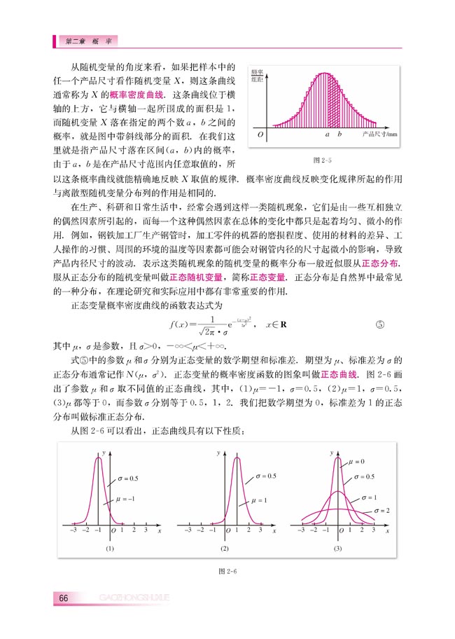 2.4 正态分布(第66页)