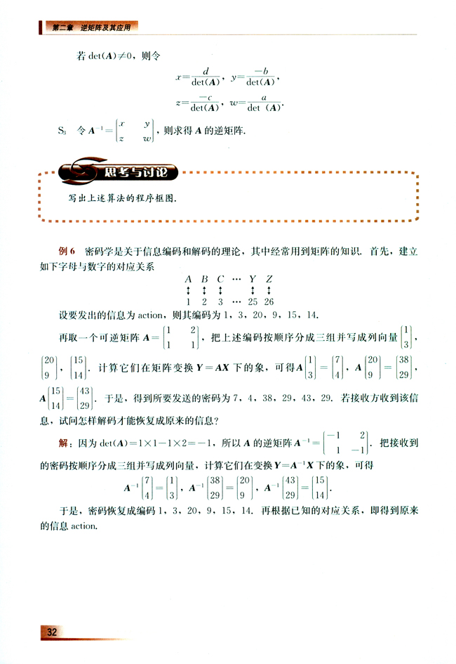 2.1 逆矩阵(第32页)