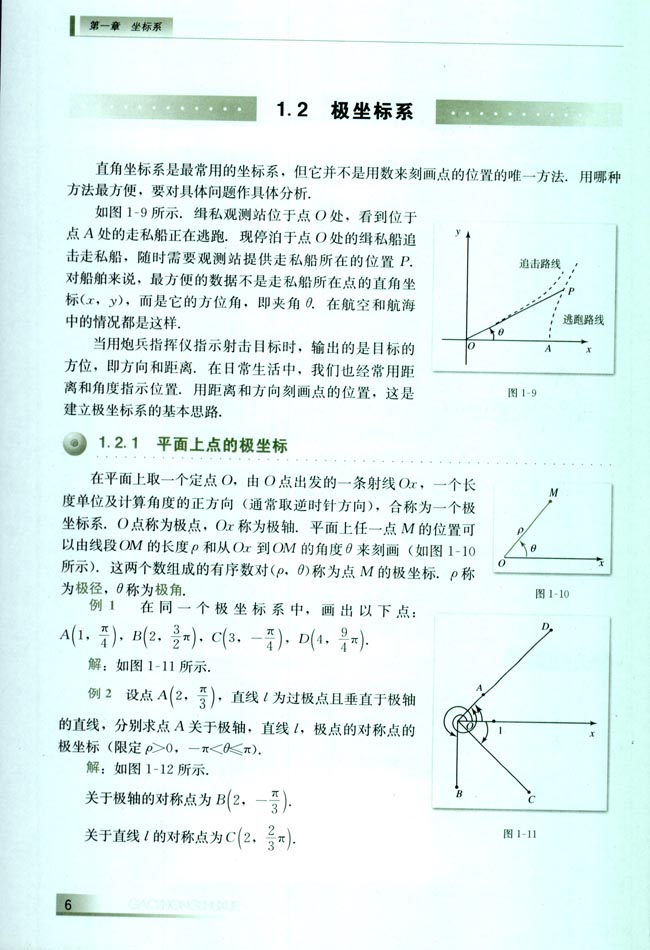 1.2 极坐标系(第6页)