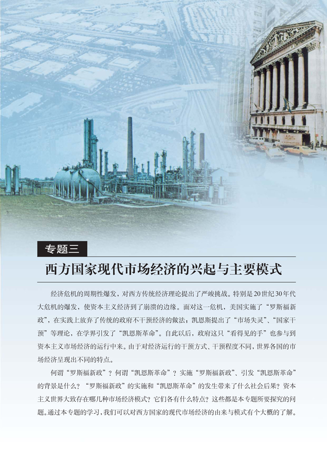 专题三 西方国家现代市场经济的兴起于主要模式(第41页)