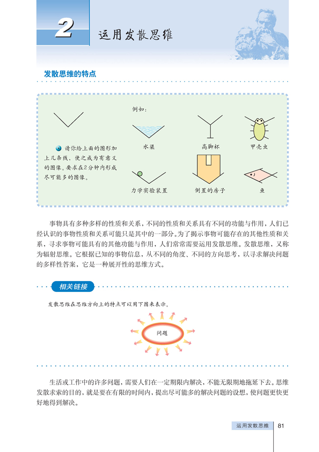2 运用发散思维(第81页)