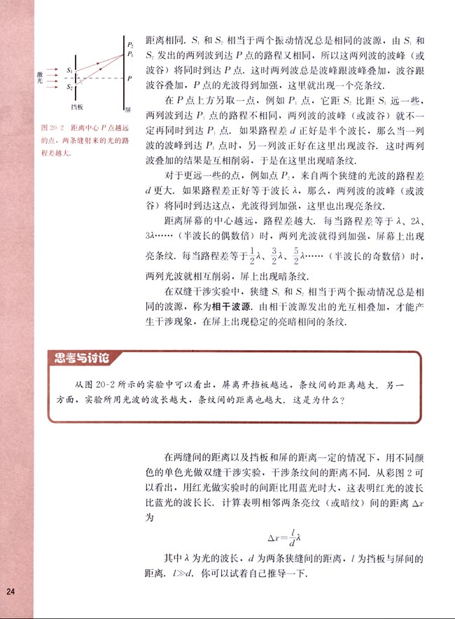 一、光的干涉(第24页)