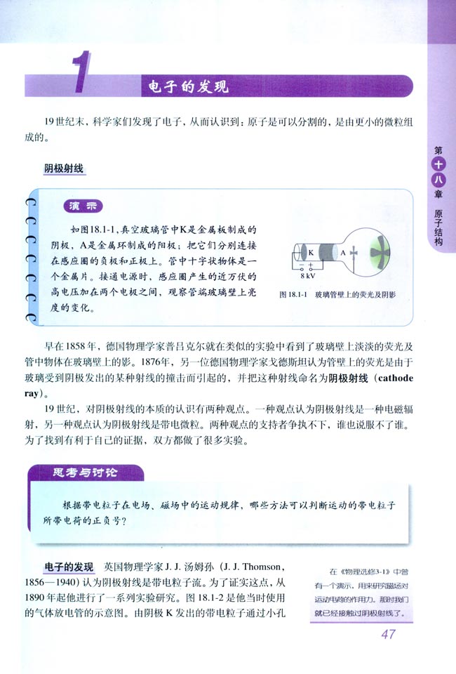 1 电子的发现(第47页)