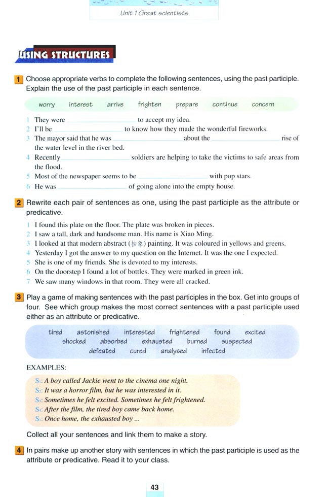 Unit 1 Great scientists(第43页)