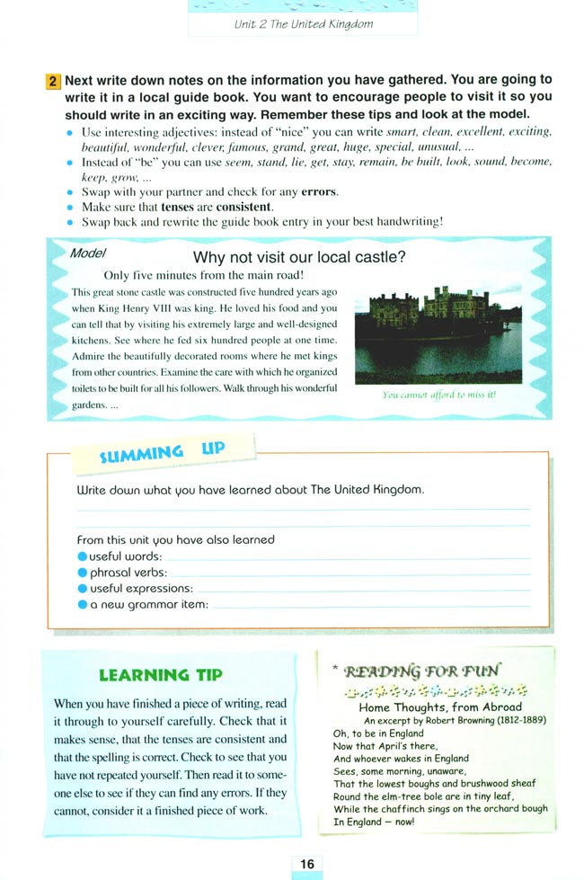 Unit 2 The United Kingdom(第16页)