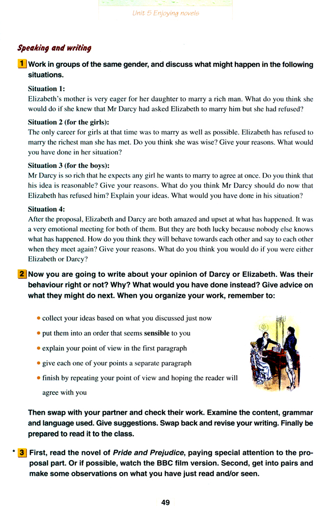 Unit 5 Enjoying novels(第49页)