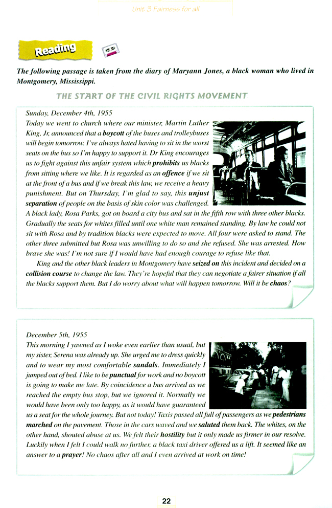 Unit 3 Fairness for all(第22页)