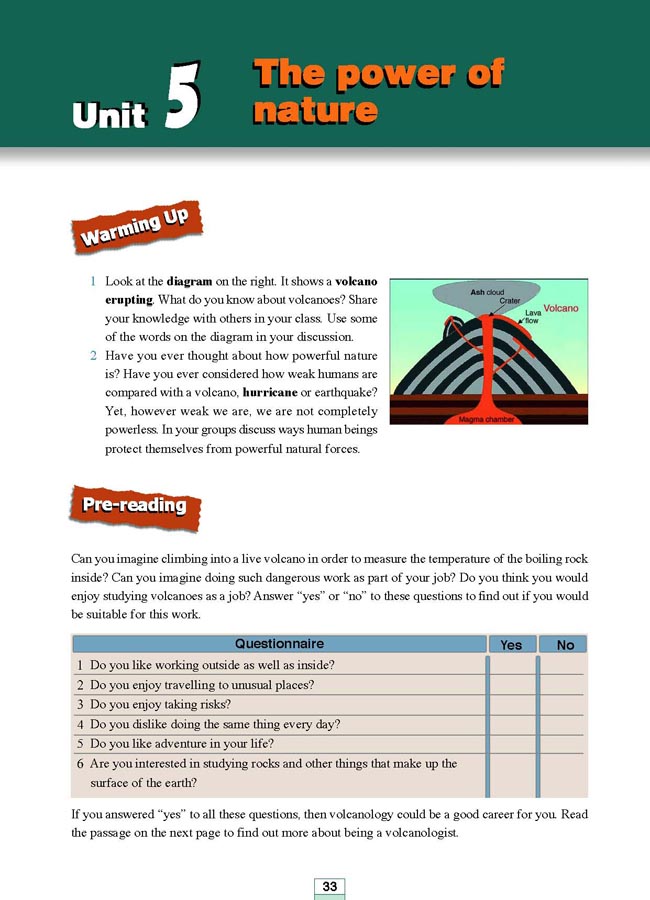 人教版高三英语选修6电子课本Unit 5 The power of nature(第145页)