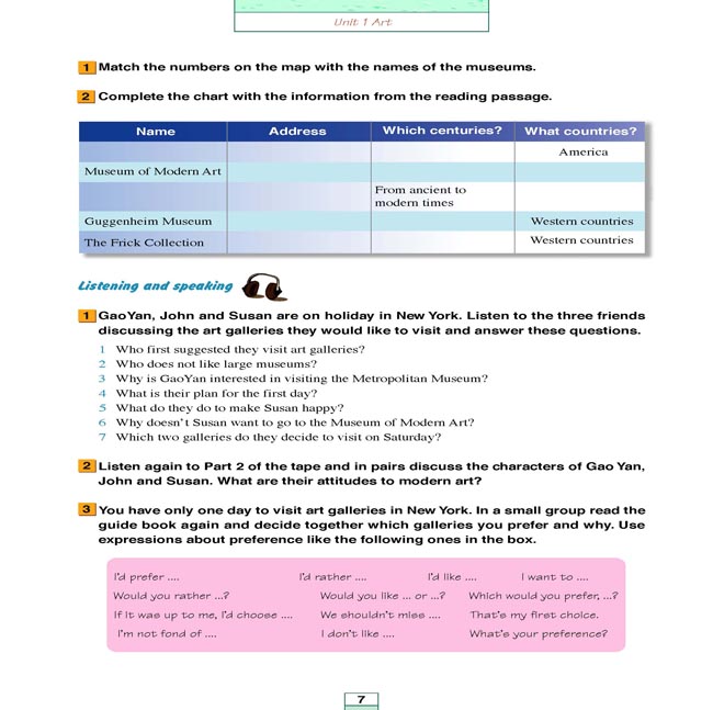 人教版高三英语选修6电子课本Appendices 附录(第119页)