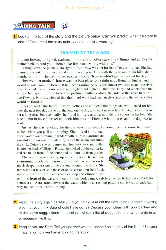 人教版高三英语选修6电子课本Unit 5 The power of nature(第72页)