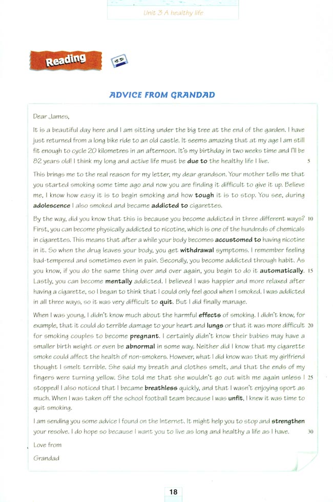 人教版高三英语选修6电子课本Unit 3 A healthy life(第18页)