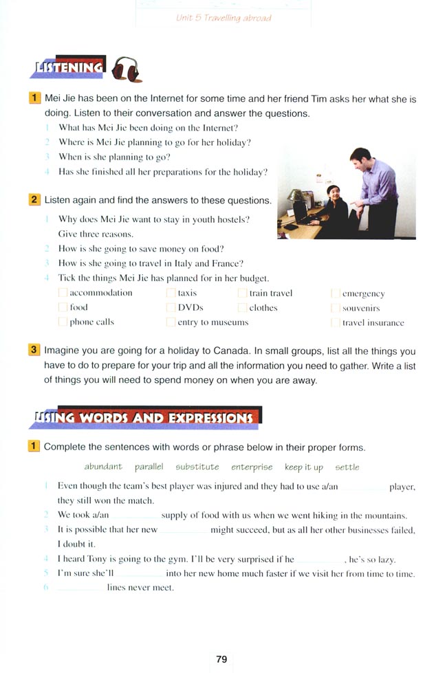 Unit 5 Travelling abroad(第79页)