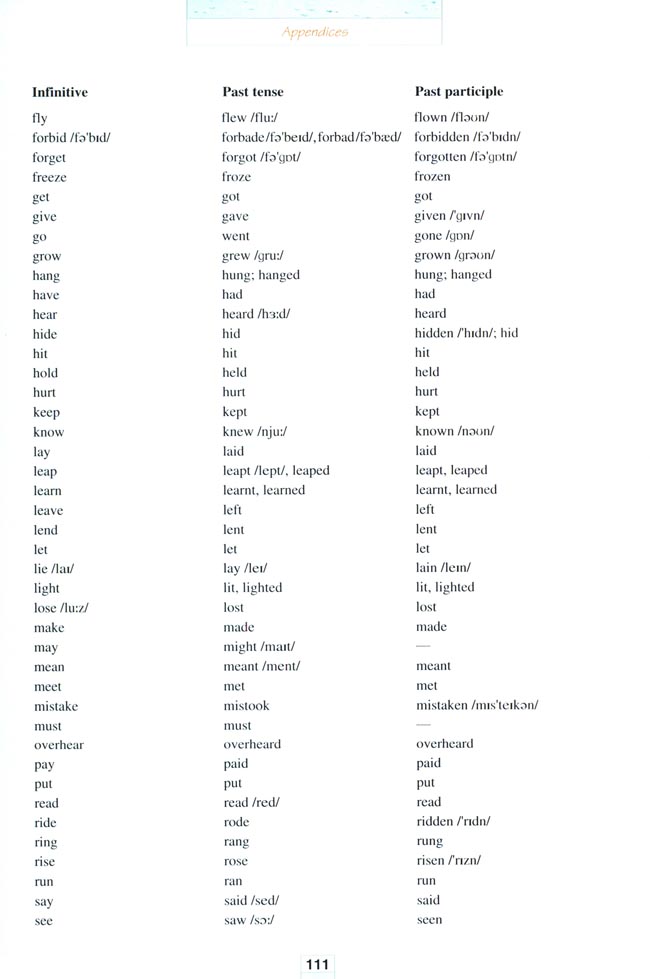 Appendices 附录(第109页)