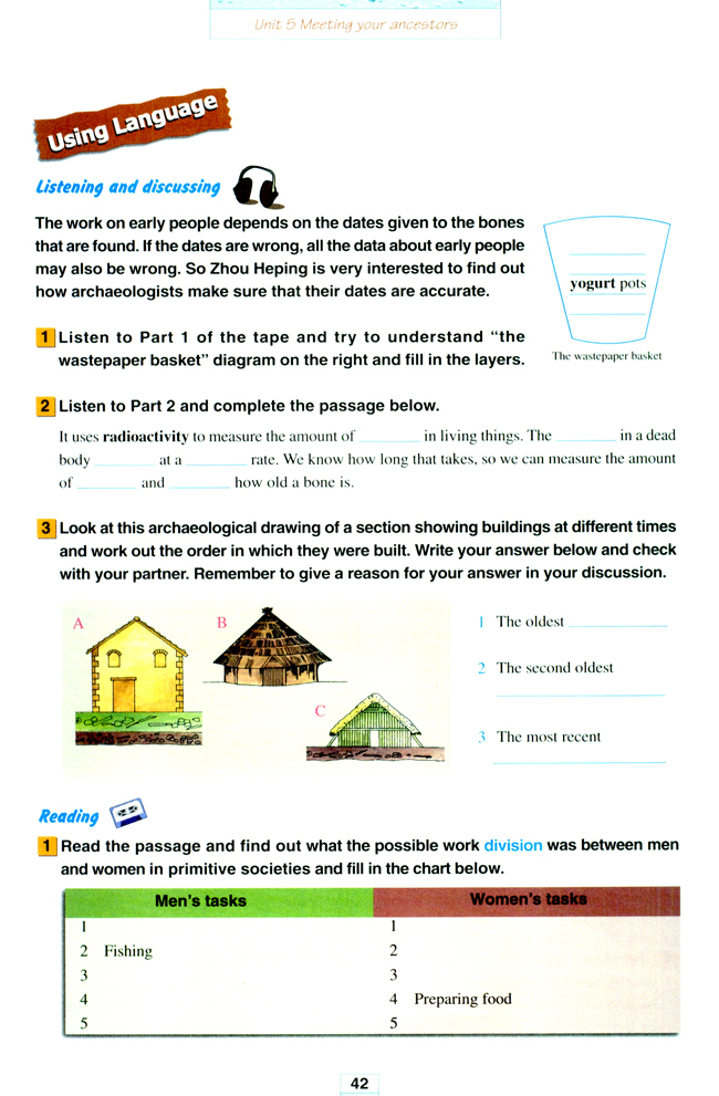 人教版高三英语选修8电子课本Unit 5 Meeting your ancestors(第42页)
