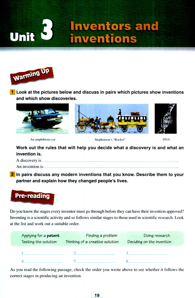 人教版高三英语选修8电子课本Unit 3 Inventors and inventions(第19页)
