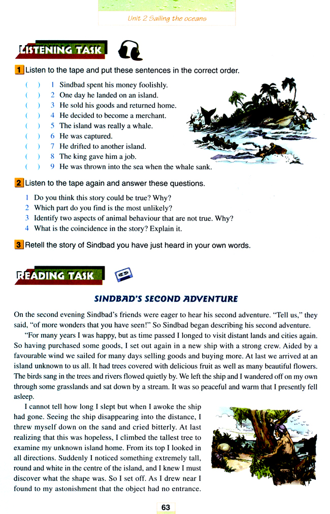 人教版高三英语选修9电子课本Unit 2 Saililing the oceans(第63页)