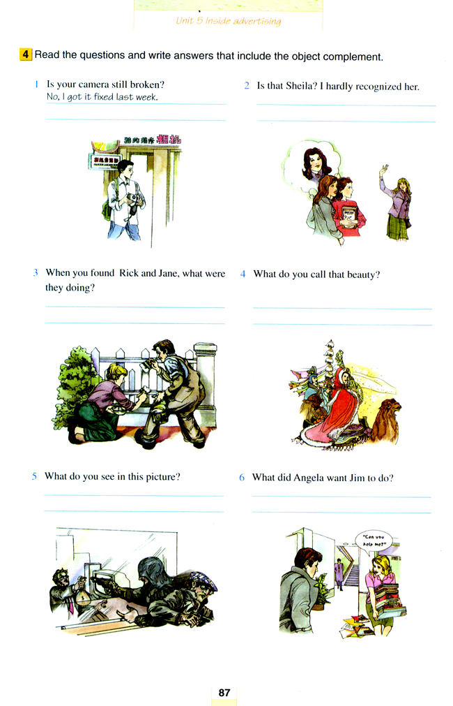 人教版高三英语选修9电子课本Unit 5 Inside advertising(第87页)