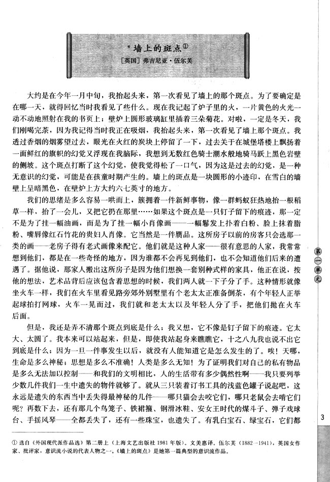 *墙上的斑点(第3页)