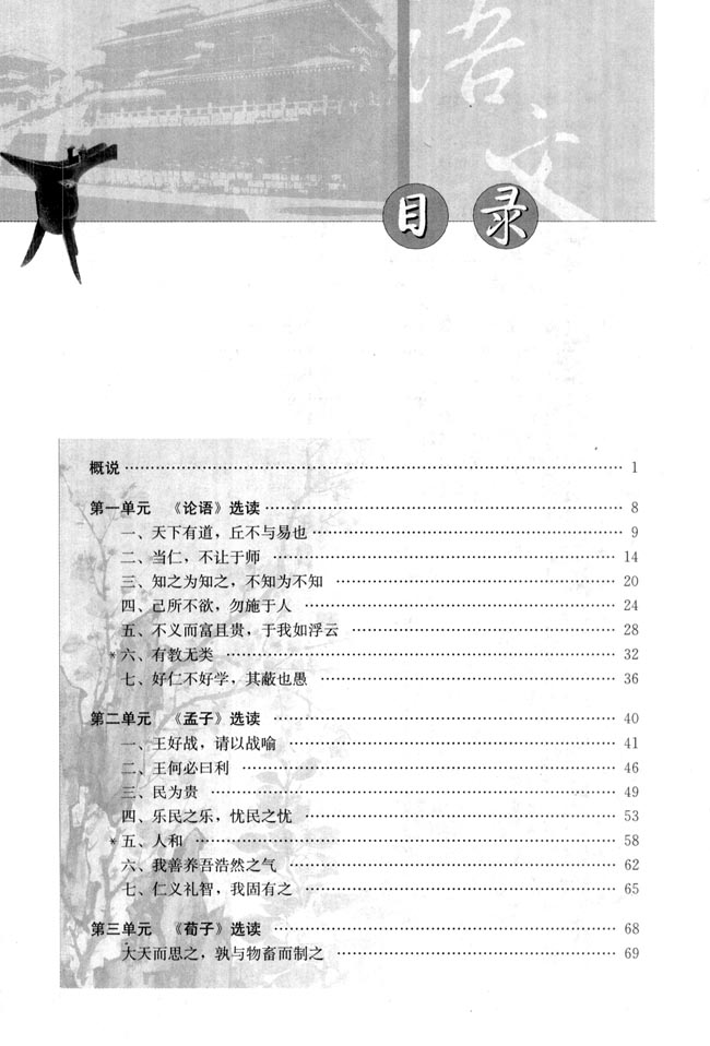 封面/前言/目录