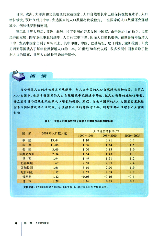 第一节 人口的数量变化(第4页)