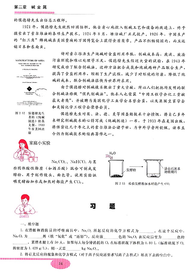 第二节 钠的化合物(第34页)