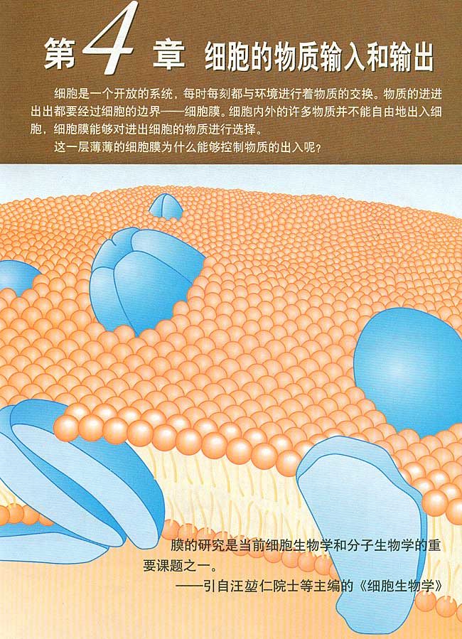 第4章 细胞的物质输入和输出(第59页)