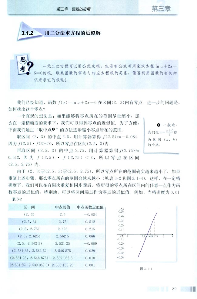 3.1 函数与方程(第89页)