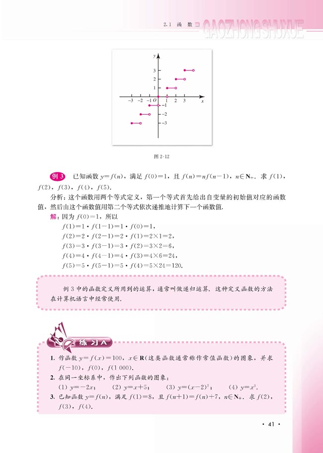 2.1.2 函数的表示方法(第42页)