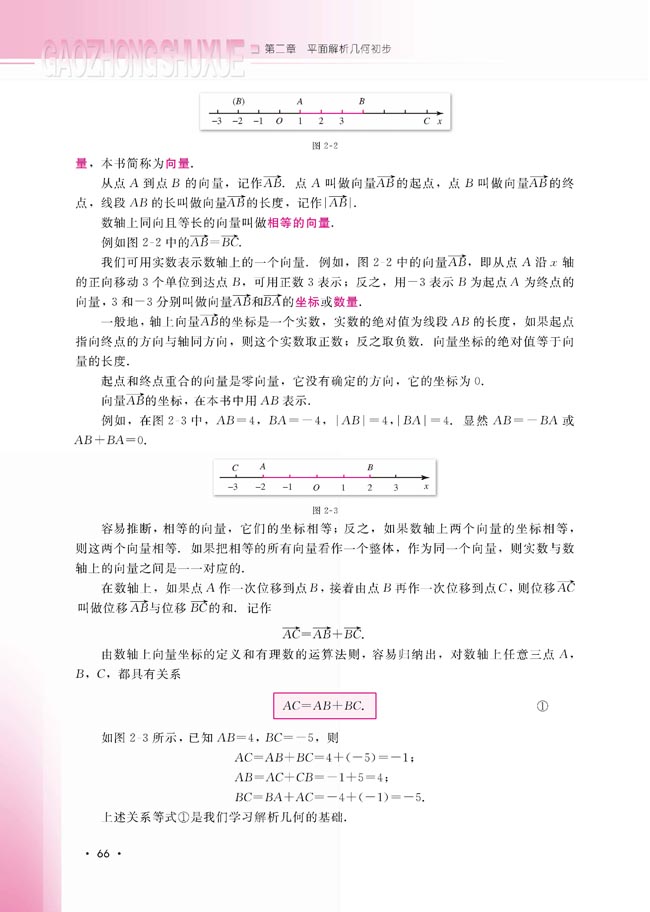 2.1.1 数轴上的基本公式(第66页)