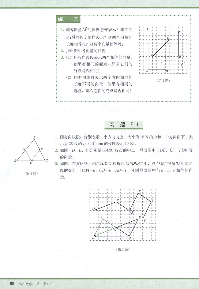 5．1 向量(第98页)