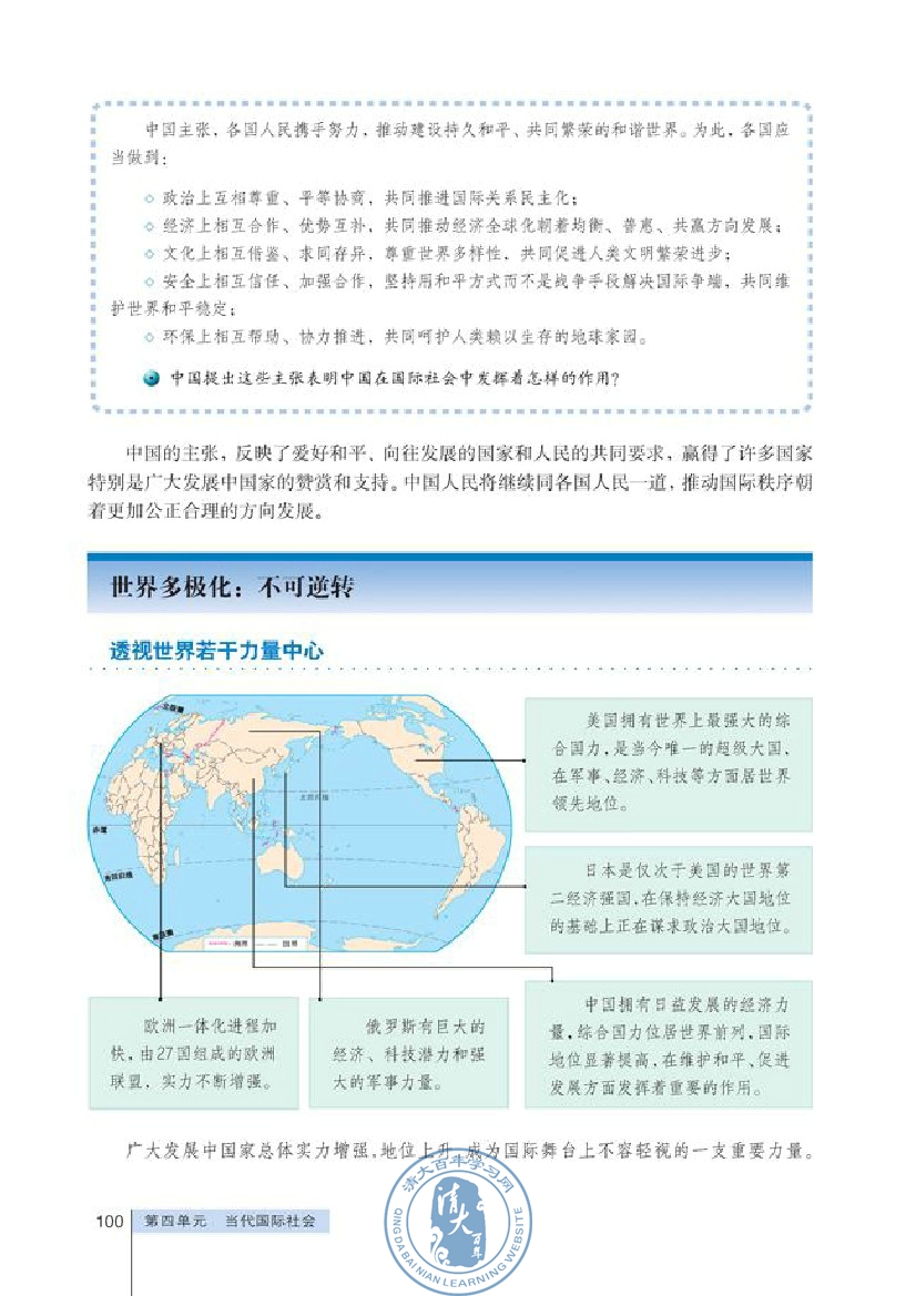 世界多极化：不可逆转(第100页)