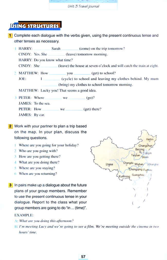 Unit 3 Travel journal(第57页)