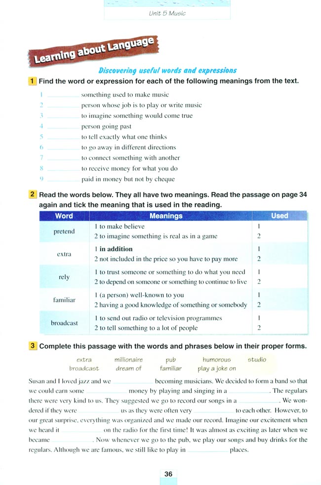 Unit 5 Music(第36页)