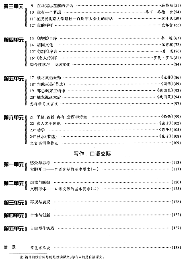 封面/前言/目录