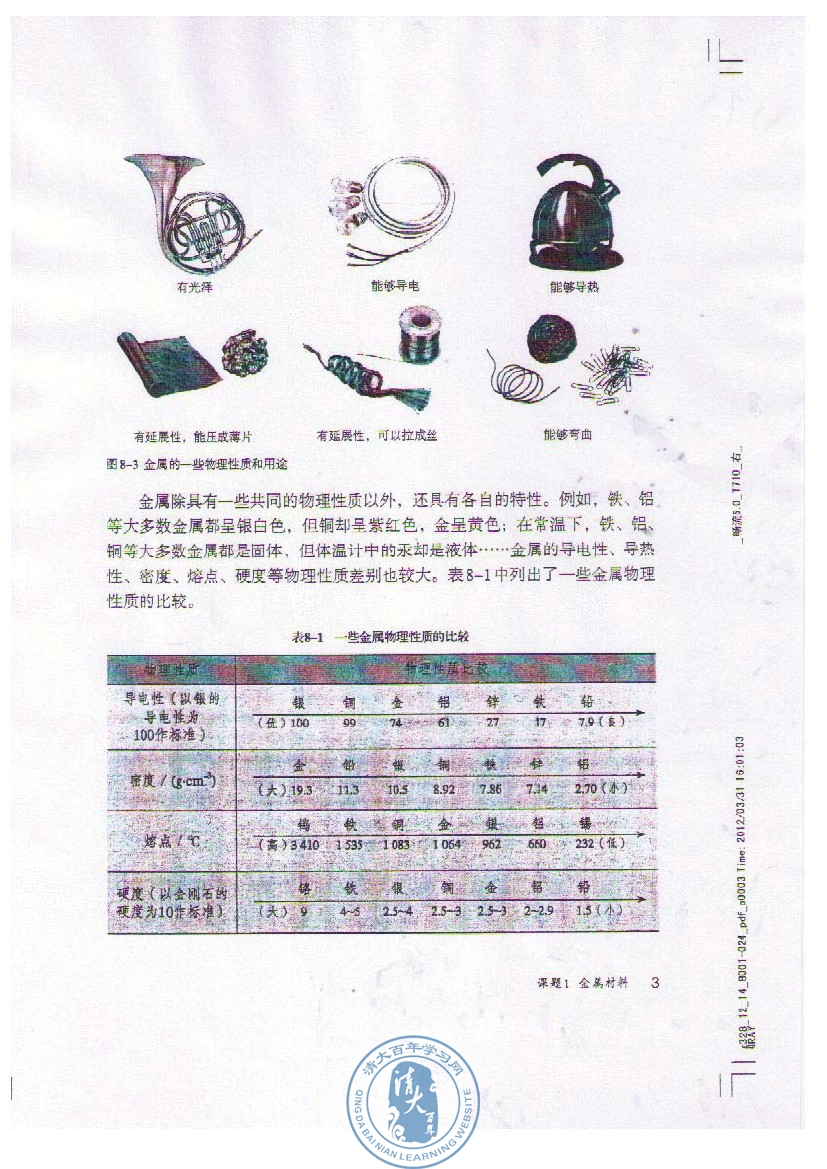 课题1 金属材料(第3页)