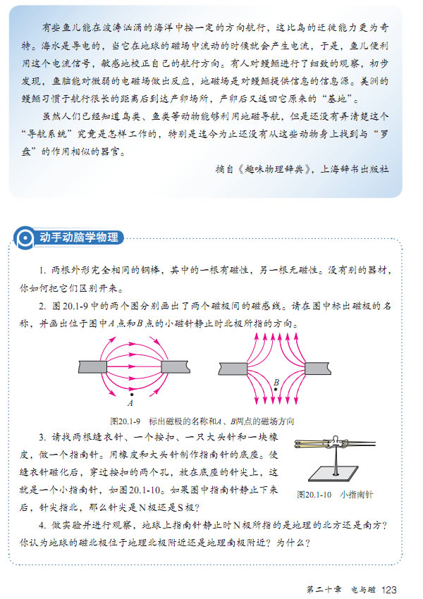 第1节 磁现象 磁场(第116页)