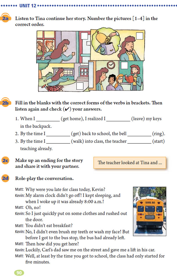 Unit 12 Life is full of the unexpected.(第90页)