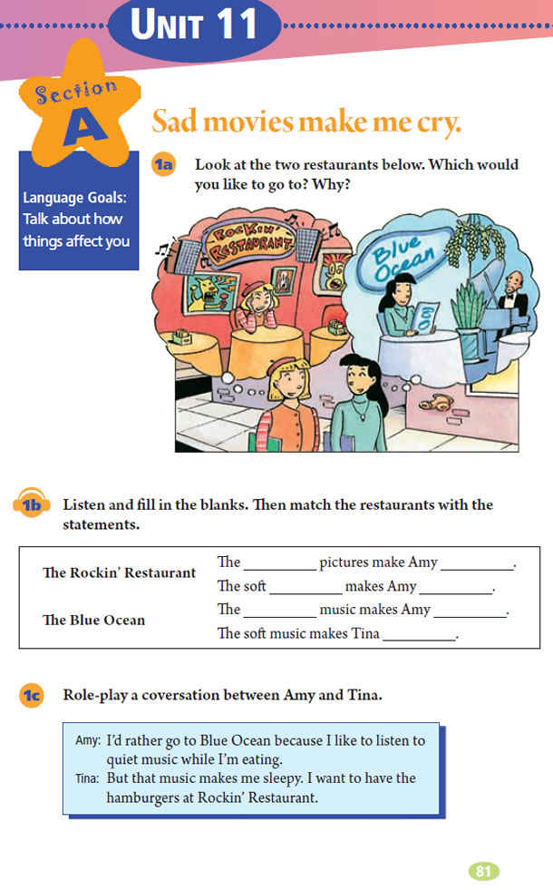 Unit 11 Sad movies make me cry.(第81页)