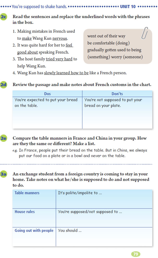 Unit 9 I like music that I can dance to.(第79页)