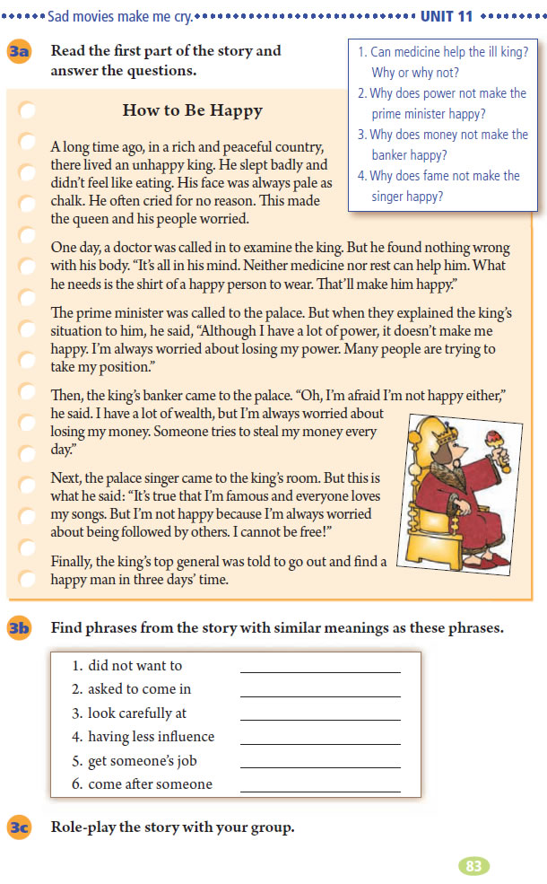 Unit 11 Sad movies make me cry.(第83页)