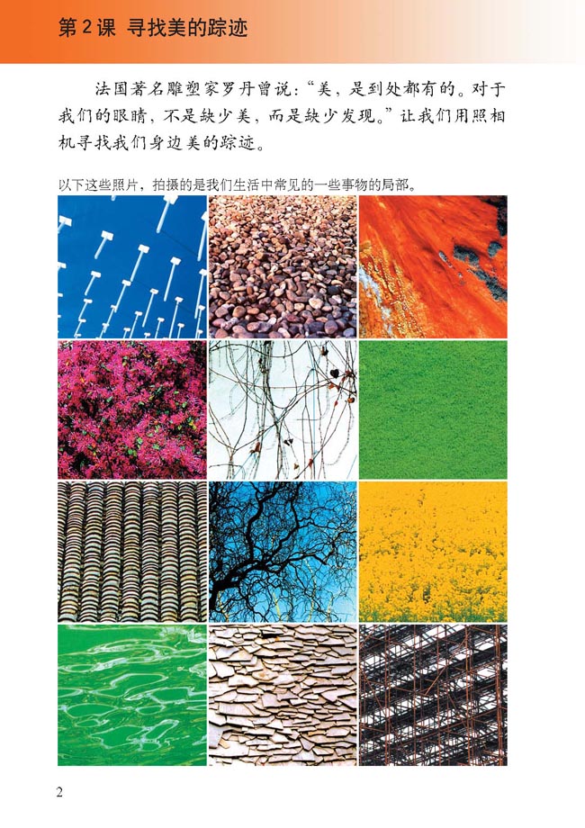 小学六年级美术下册第2课寻找美的踪迹