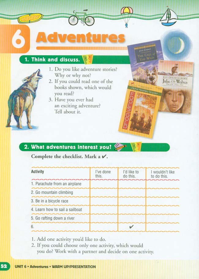 Unit 6 Adventures(第52页)