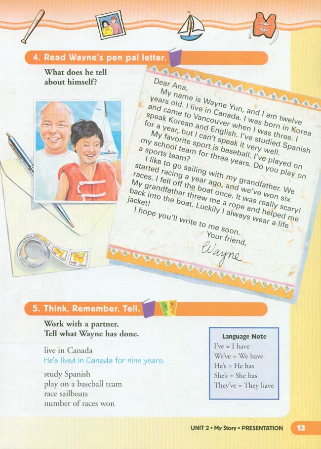 Unit 2 My Story(第13页)