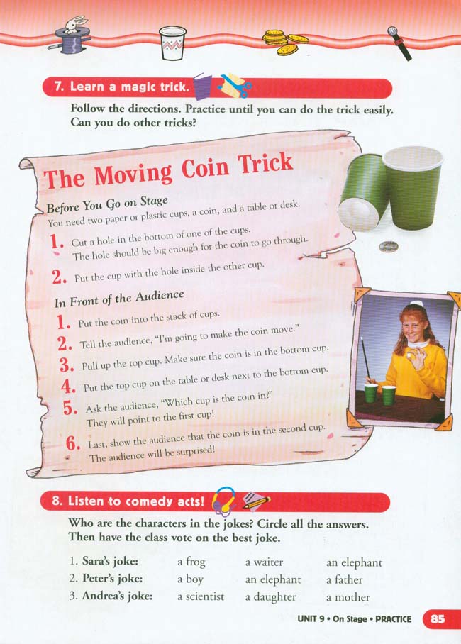 Unit 9 On Stage(第85页)