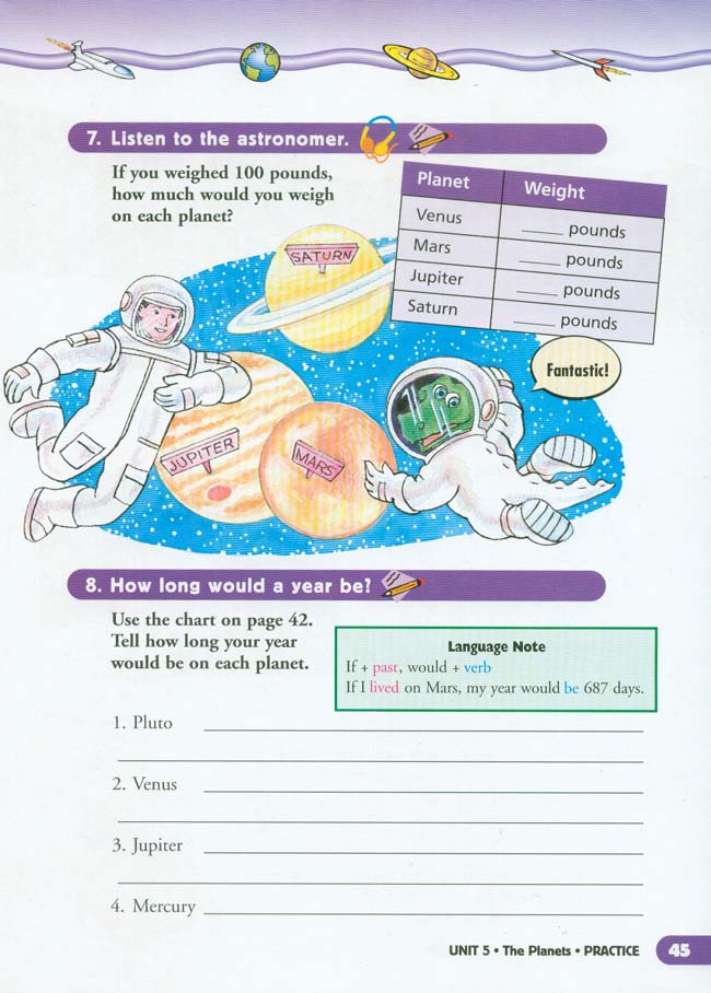 Unit 5 The Planets(第45页)