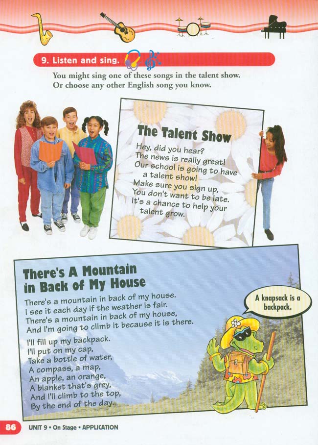 Unit 9 On Stage(第86页)