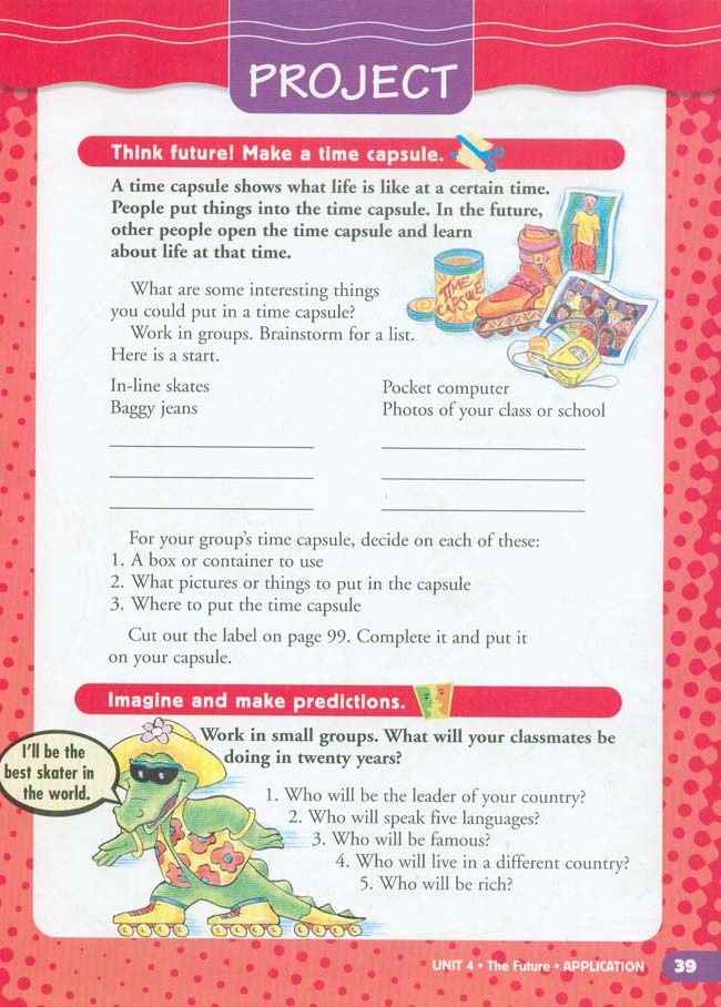 Unit 4 The Future(第39页)